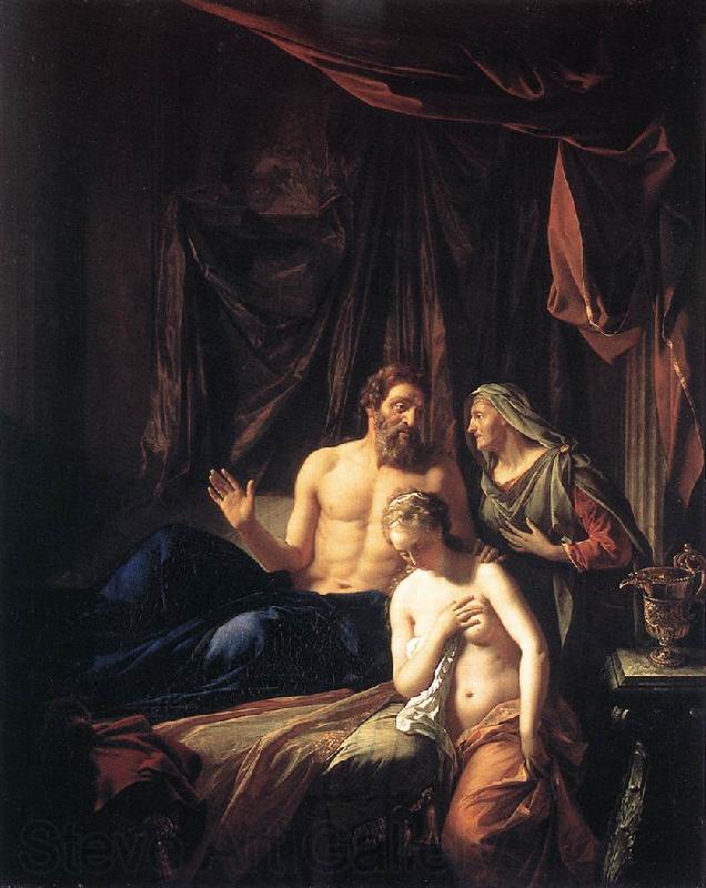 WERFF, Adriaen van der Sarah Presenting Hagar to Abraham